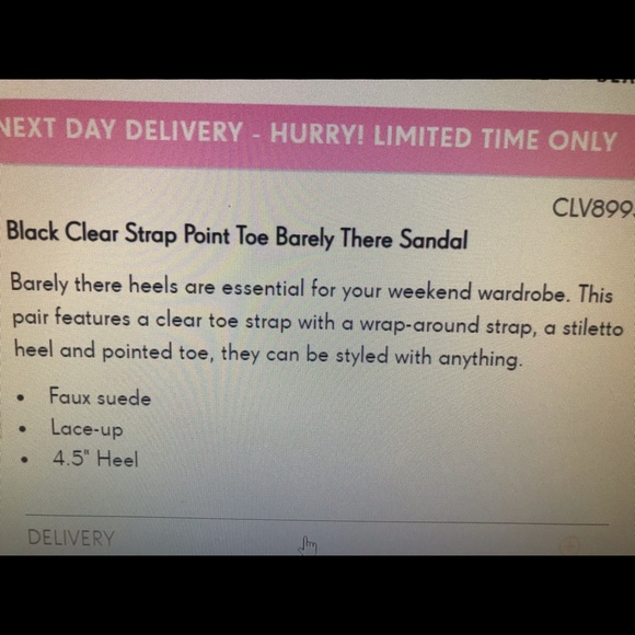 PLT suede/clear strap pointed lace-up stilettos - Picture 4 of 16